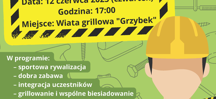 Plakat w zielono żółtych kolorach. umieszczono na nim wiele napisów, główny napis kilkukrotnie powtórzony Betony vs. Ścieki.