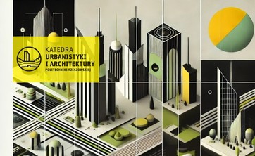 Kartka świąteczna z życzeniami wielkanocnymi od Katedry Urbanistyki i Architektury.